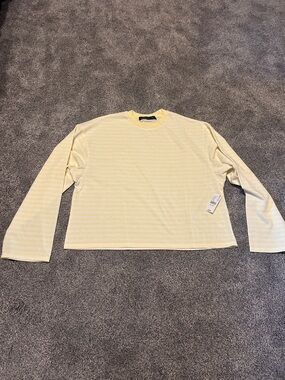 NWT Lioness Bloom Striped Long-Sleeve Top